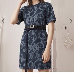 Rag & Bone “Esmond” Indigo Laser-Cut Dress